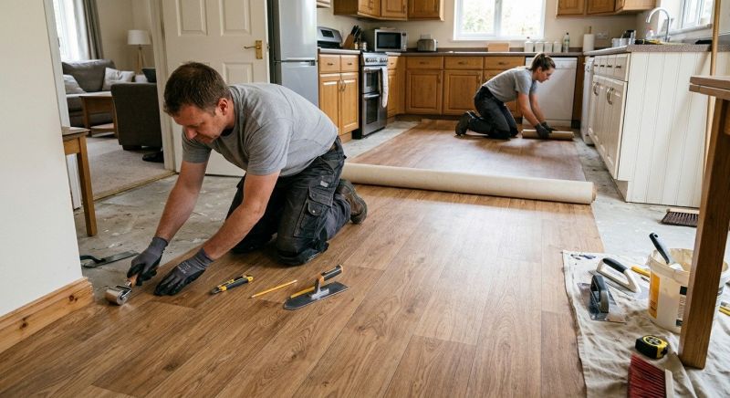 Linoleum Floor Installation in Yorktown Heights, NY