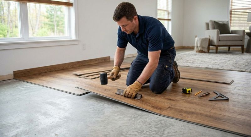 Luxury Vinyl Tile Installation in Redding, CT
