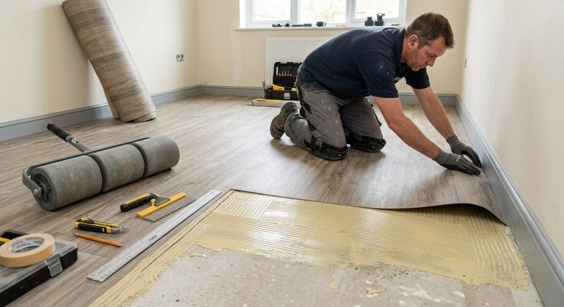 Sheet Linoleum Installation in Nyack, NY