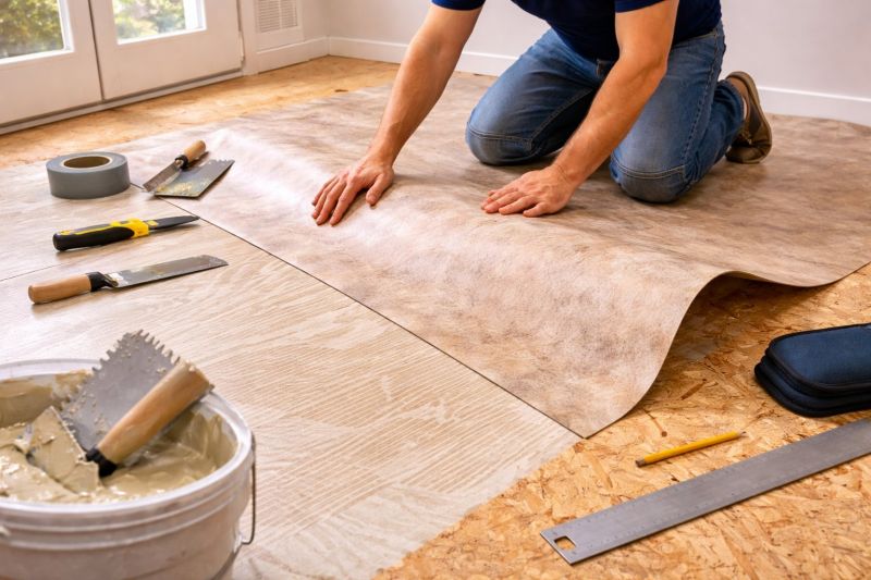Sheet Vinyl Installation in New Canaan, CT